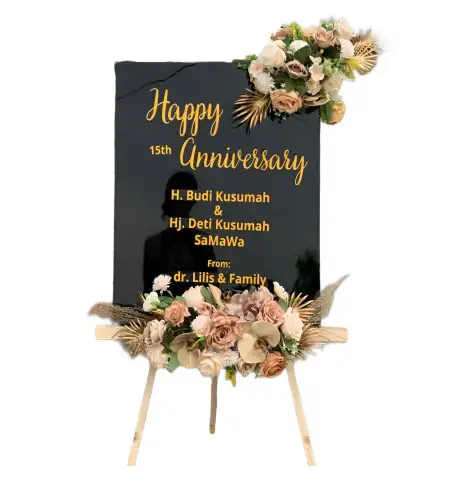 Papan Bunga Akrilik Montallat