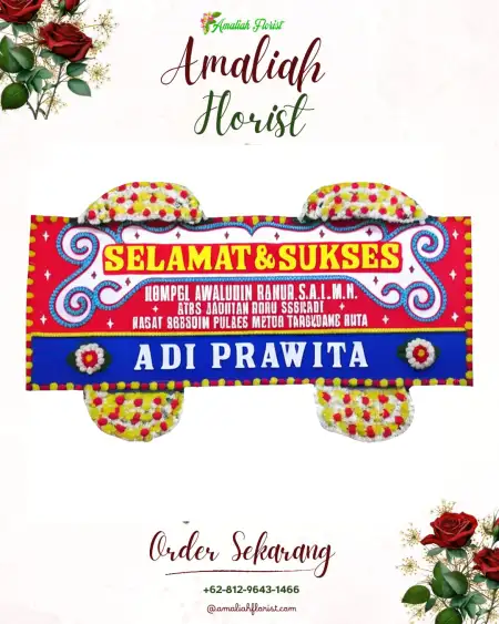 Papan Bunga Ucapan Selamat Montallat